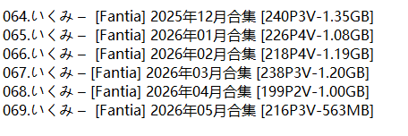 いくみ(育美日本)丨COS合集[已更69期]