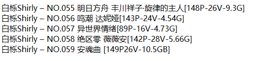 白栎Shirly丨COS合集[已更59期]