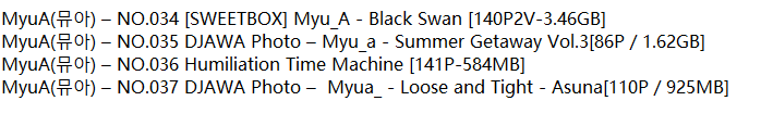 MyuA(뮤아)丨日韩合集[已更37期]