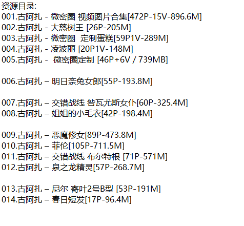 古阿扎丨微密合集[已更14期]