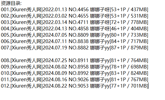 娜娜子丨秀人合集[已更12期]