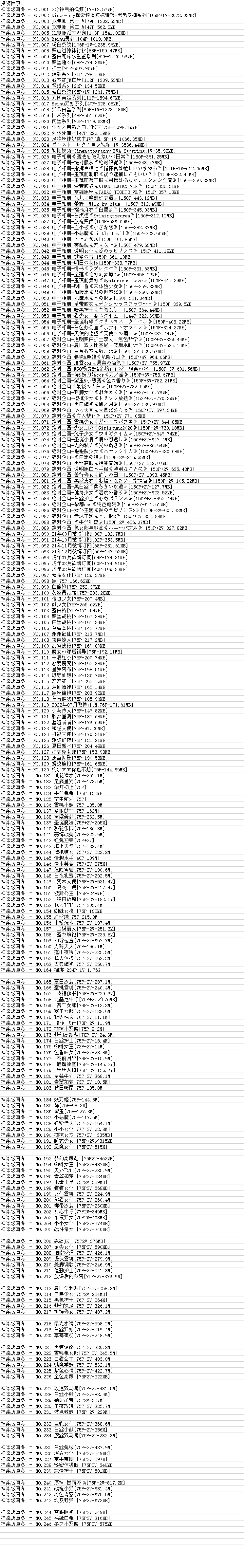 神楽坂真冬丨COS合集[已更246期]