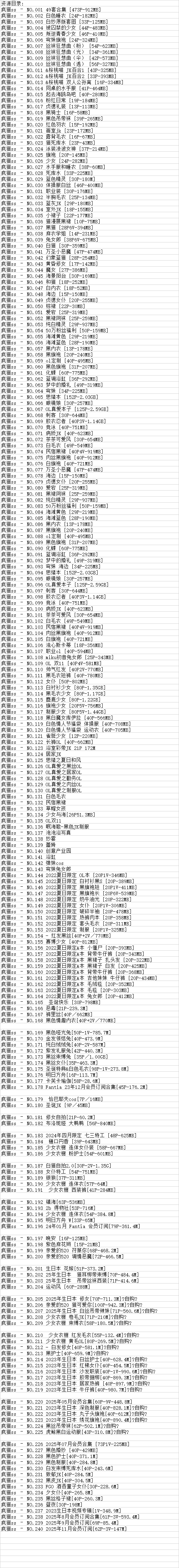 疯猫ss丨COS合集[已更240期]