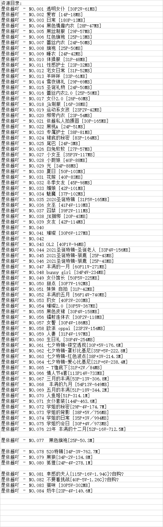 是依酱吖丨COS合集[已更84期]